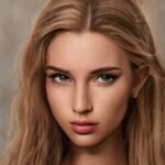 woman, portrait, profile, blonde, hairstyle, makeup, cosmetics, young woman, girl, female, avatar, lady, caucasian, face, digital painting, digital artwork, avatar, avatar, avatar, avatar, avatar